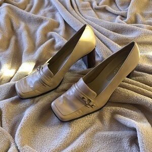 WESTIES Square Toe Leather Heel